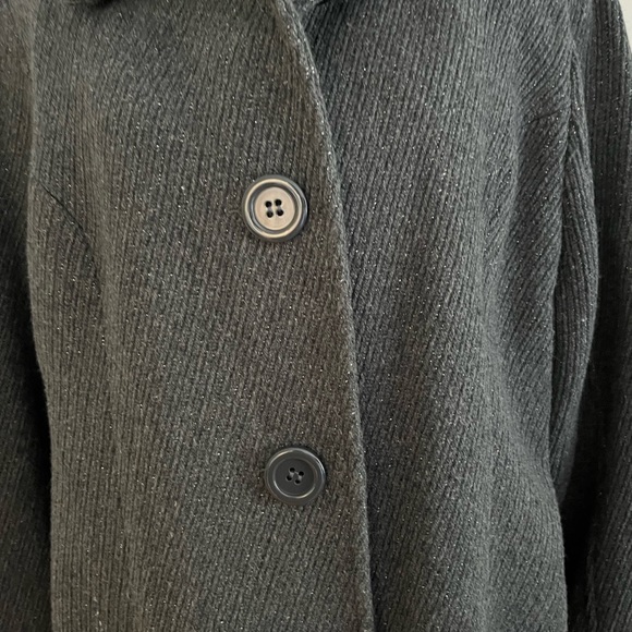 Jennifer Lopez JLO Gray Wool Blend Mid Length Plus Size Coat Size 3X - Picture 3 of 12